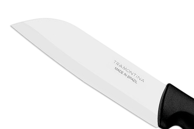 Faca Cozinha Santoku 5 Polegadas Tramontina Aço Inox E Pp