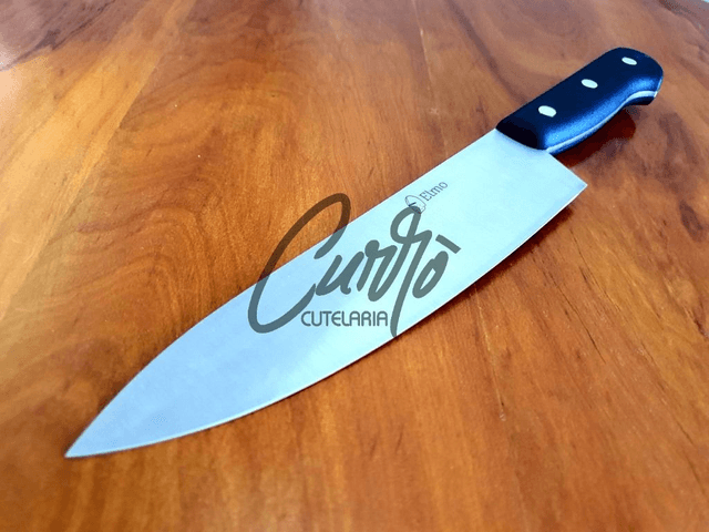 Faca Gourmet Chef Premium 9&quot; Elmo Aço Inox e Polipropileno
