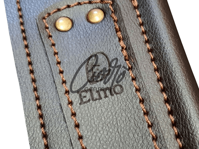 Conjunto Churrasco Faca Chaira Elmo Cabo Resina Tipo Cervo 9"