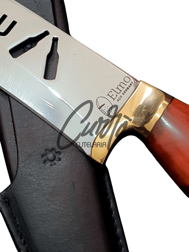 Faca Churrasco Híbrida Sextou Aço Inox Bainha 9 Polegadas