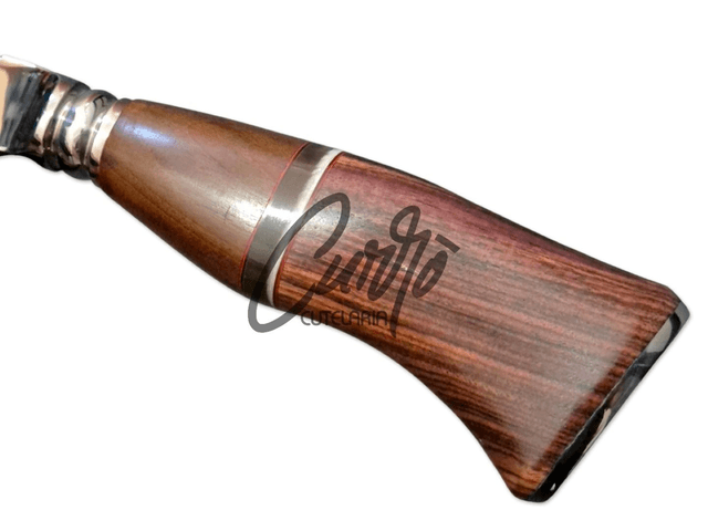 Faca Forjada Criolla Elmo Aço Germany Cabo Variado Especial 9"