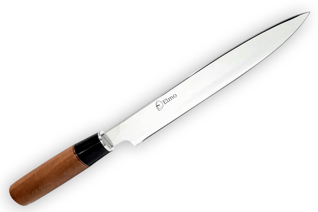 Faca Sushi Elmo Sashimi Yanagiba Chef Sushiman Inox 10 Pol